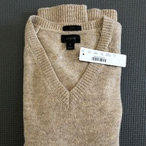 JCrew Slim lambswool V-neck sweater